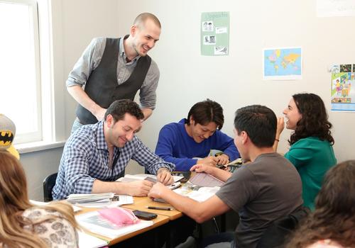 Studenti a lezione