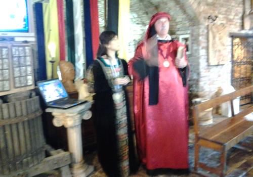 Dante "il sommo poeta" con gli studenti