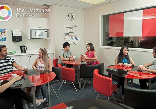 Studenti nella lounge