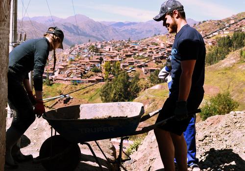 Construction volunteering