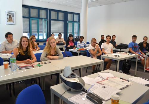 Studenti a lezione
